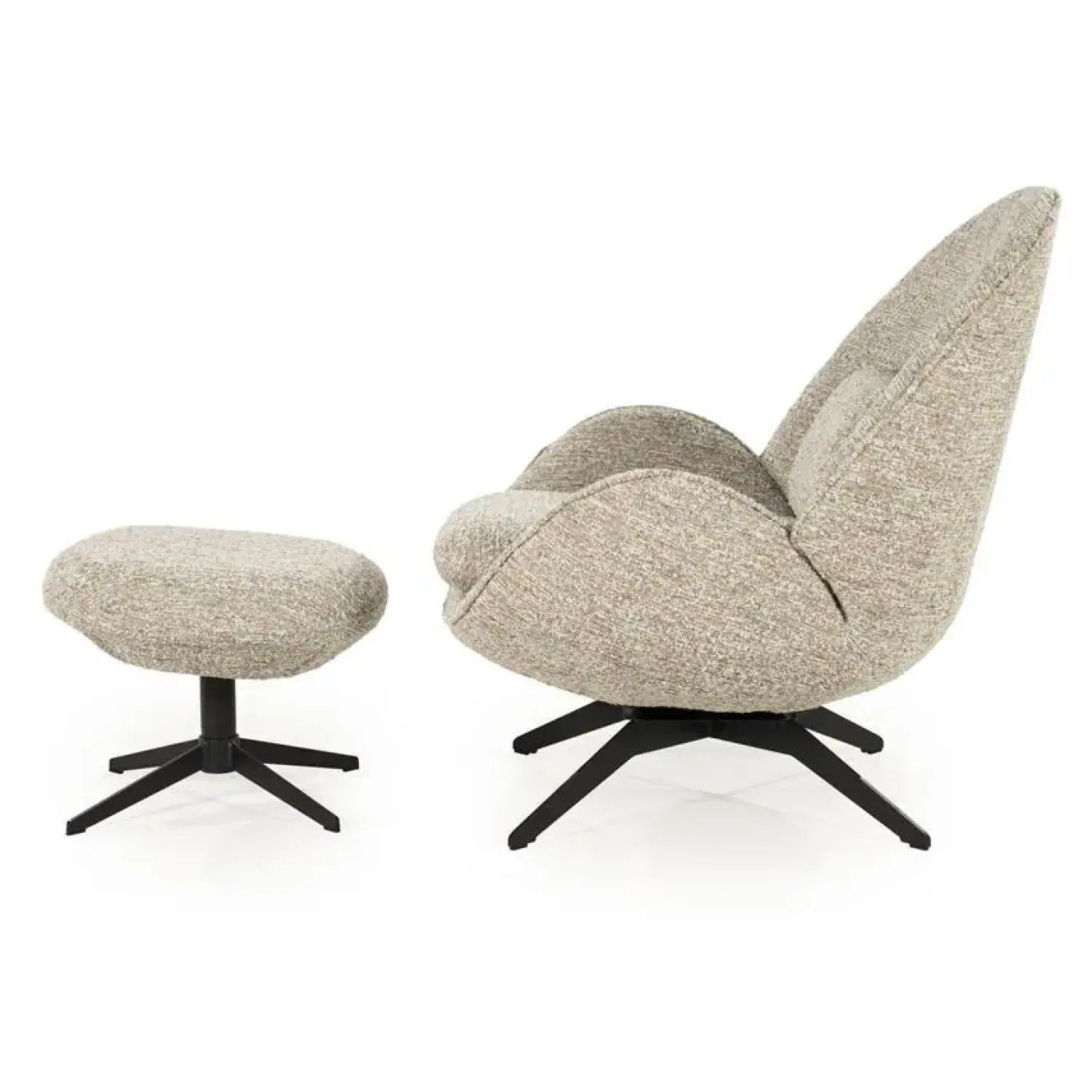 Eleonora Fauteuils|Ryan Fauteuil Taupe stof