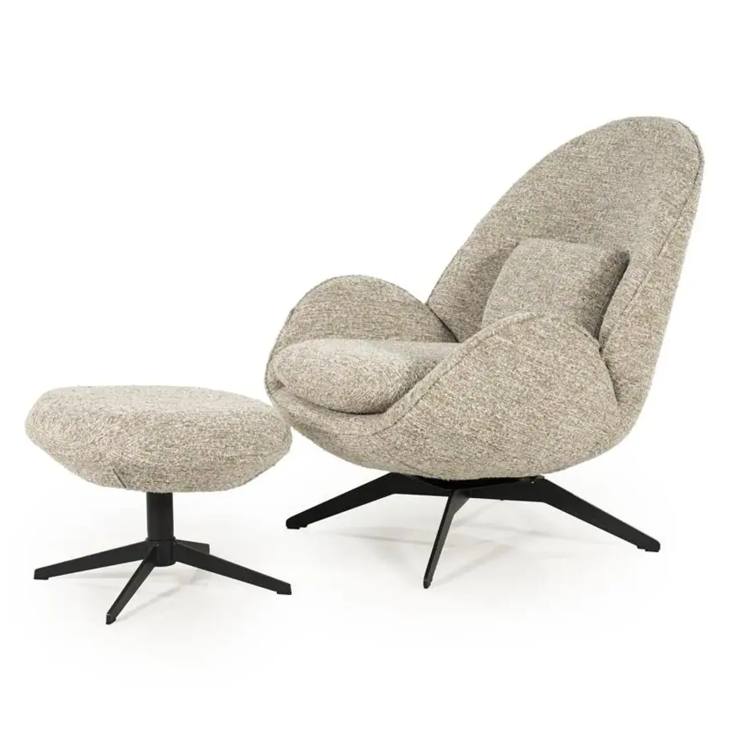 Eleonora Fauteuils|Ryan Fauteuil Taupe stof