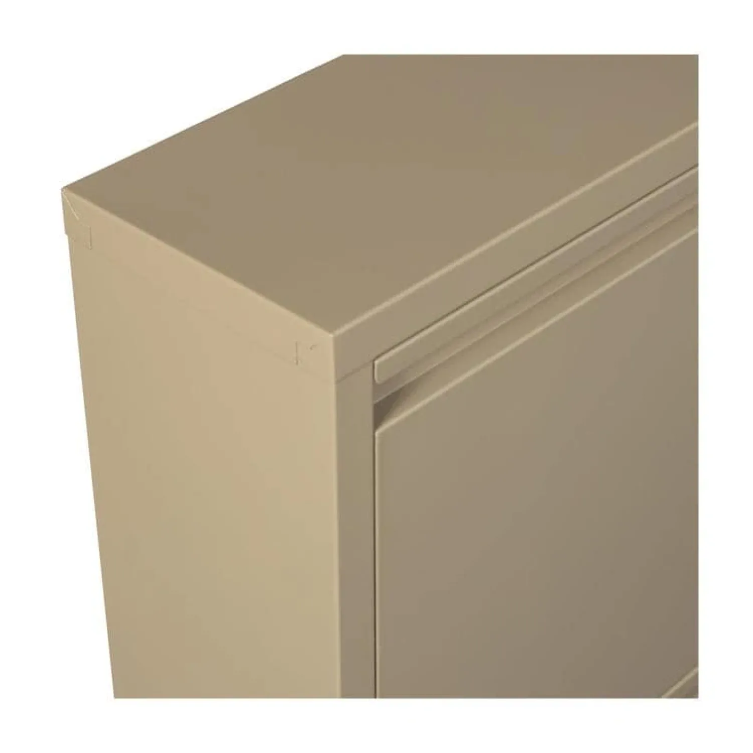 WOOOD Schoenenkasten|Schoenenkasten|Sabine 3-Vaks Schoenenkast Metaal Zand 66cm