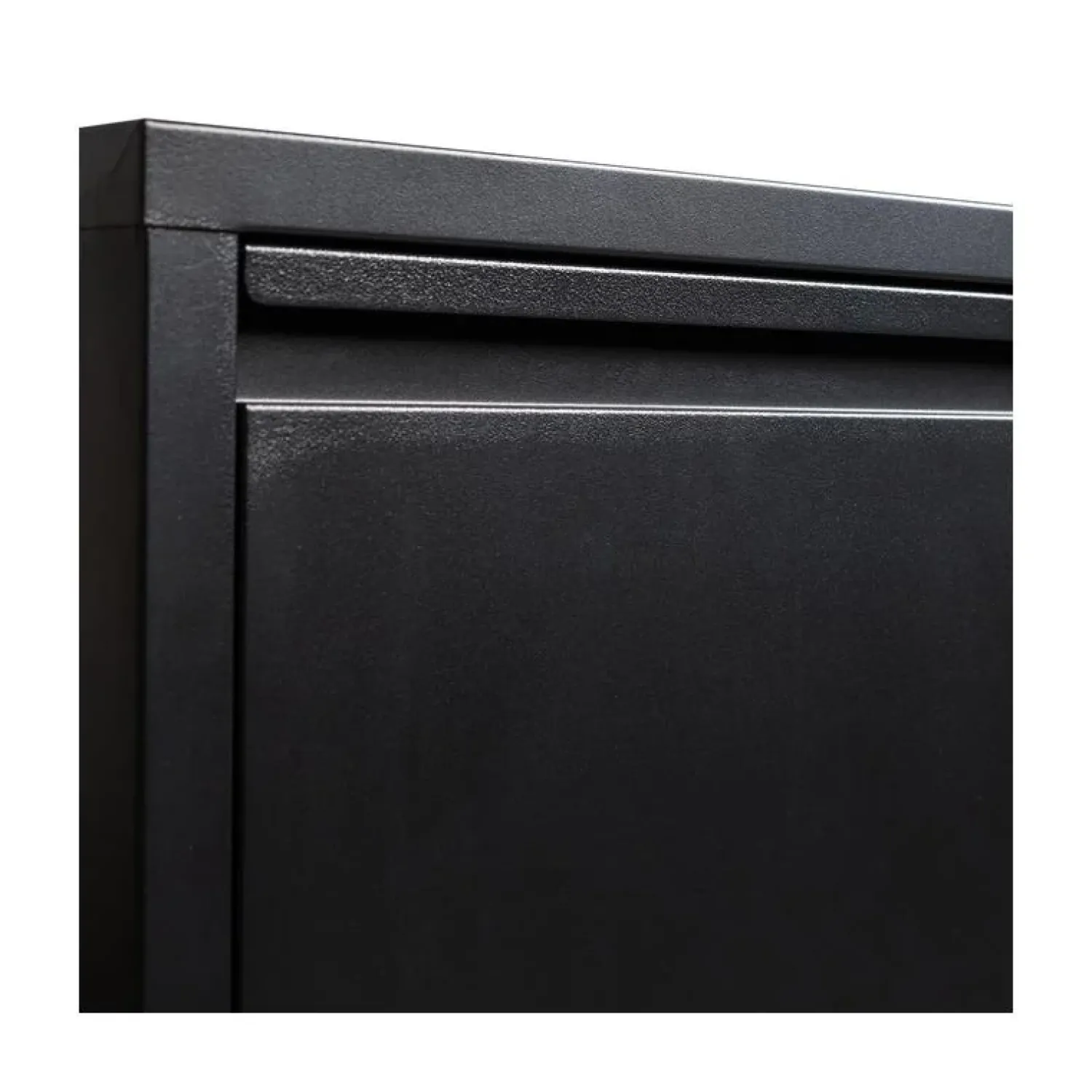 WOOOD Schoenenkasten|Schoenenkasten|Sabine 3-Vaks Schoenenkast Metaal Zwart 66cm