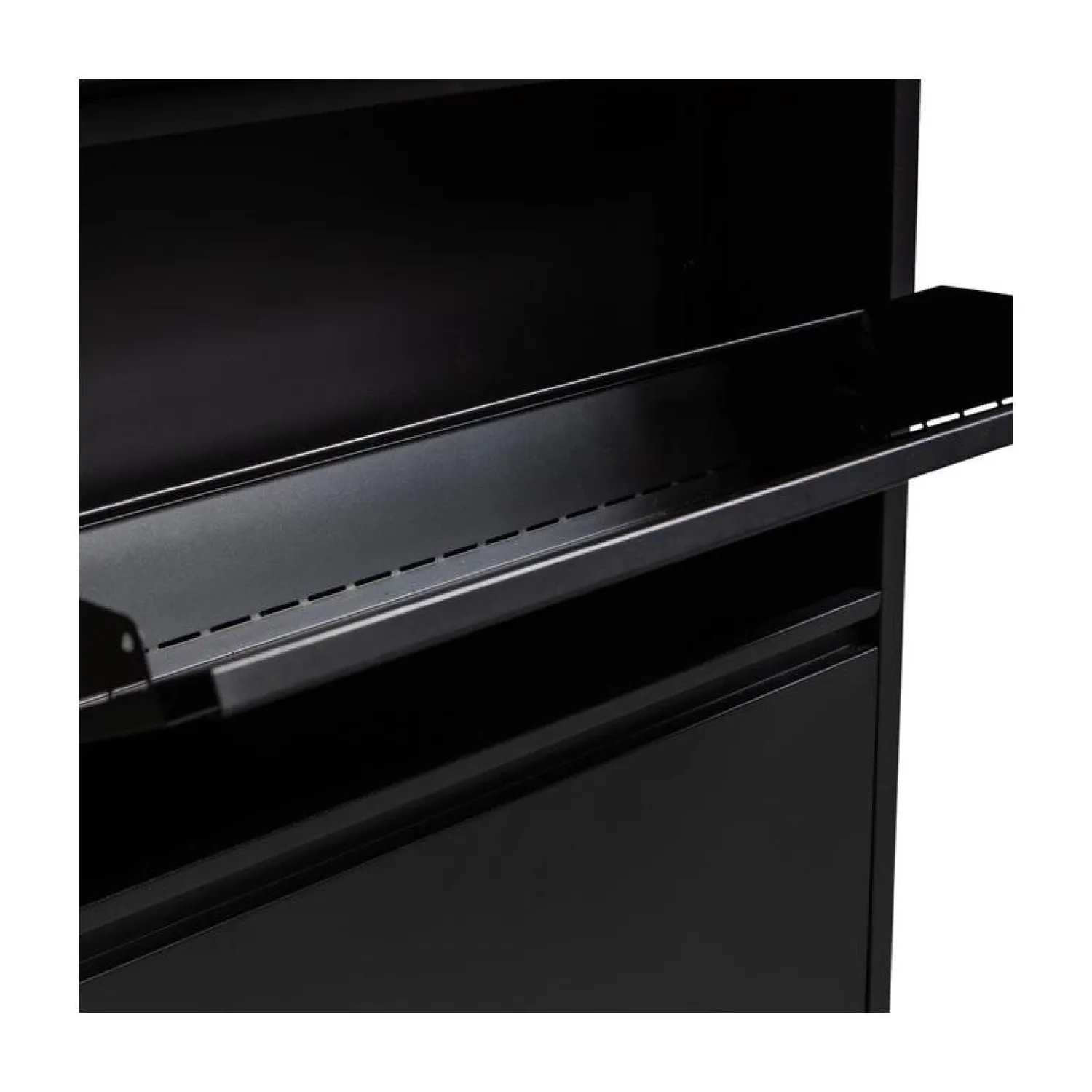 WOOOD Schoenenkasten|Schoenenkasten|Sabine 3-Vaks Schoenenkast Metaal Zwart 66cm