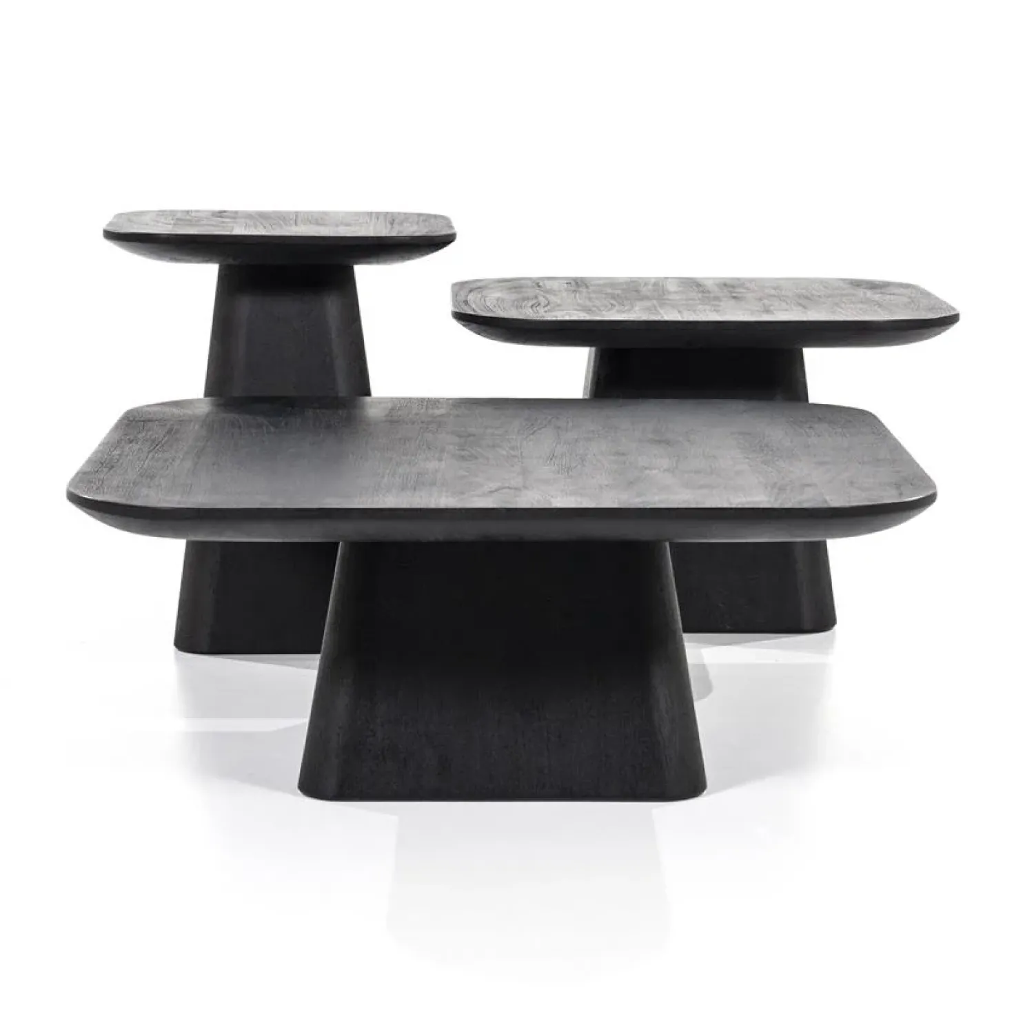Eleonora Salontafels|Salontafel Aron vierkant 80×80 zwart