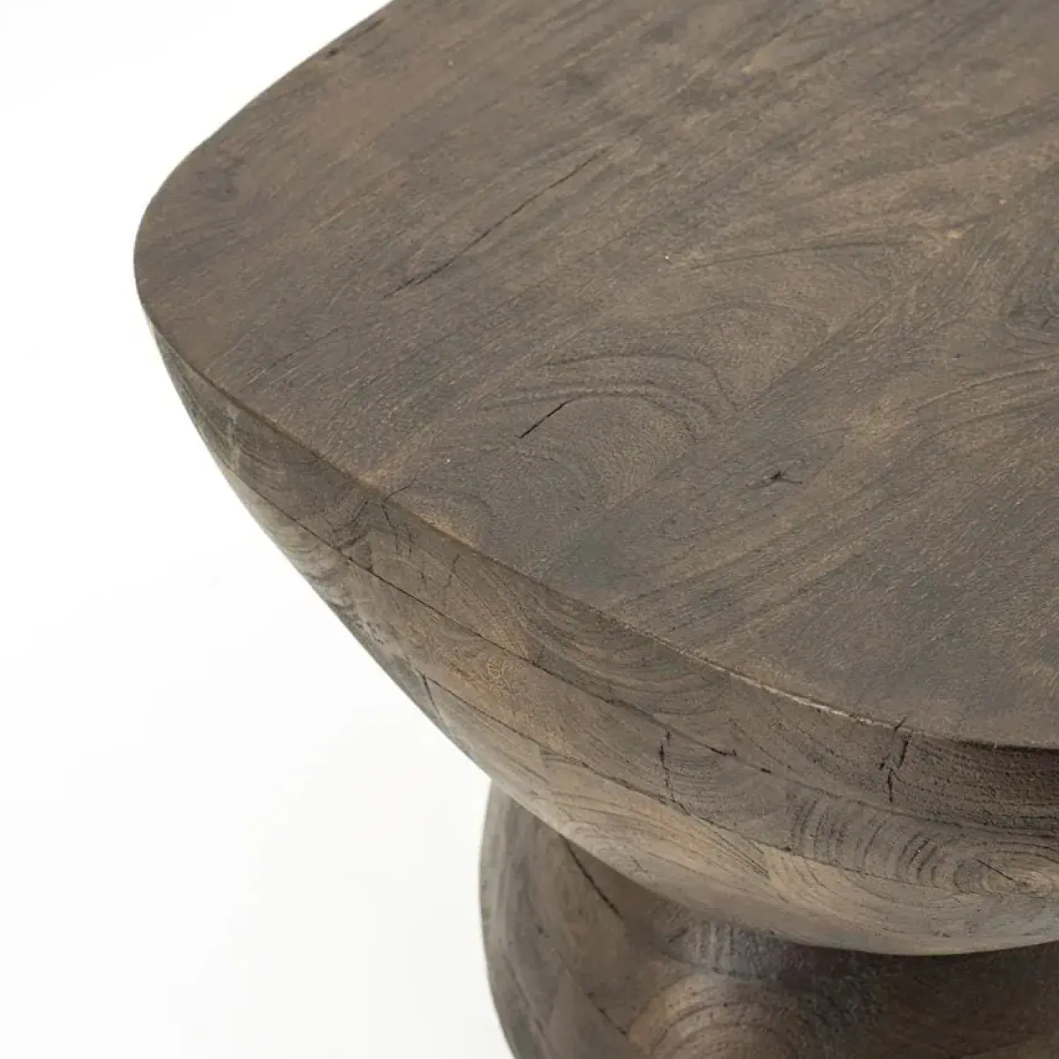 By Boo Bijzettafels|Salontafel Cobble Bruin 75cm