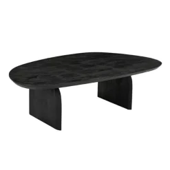 Label51 Salontafels|Salontafel Cooper Zwart Mangohout 135cm
