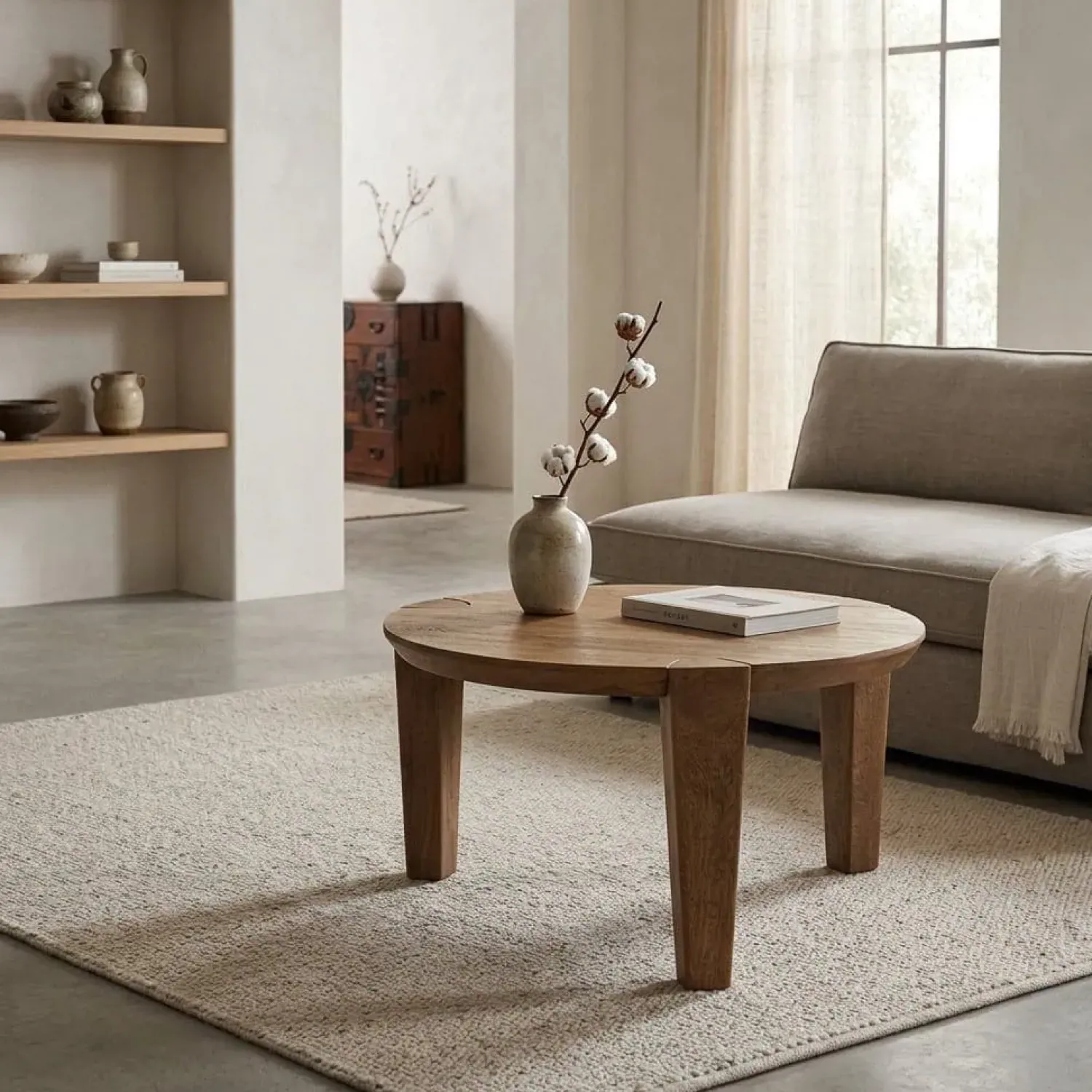 Eleonora Salontafels|Salontafel Davina small mangohout 60cm