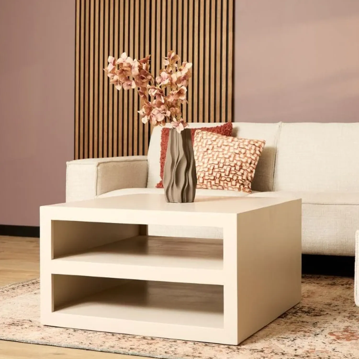 Furndea Salontafels|Salontafel Dortmund mangohout zand 80cm