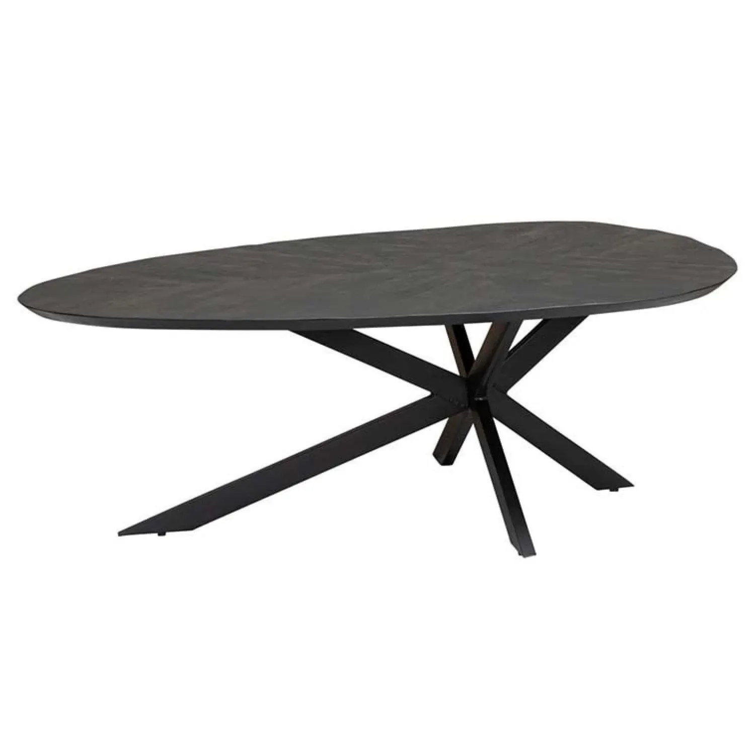 Tower living Salontafels|Salontafel Draco zwart 130cm