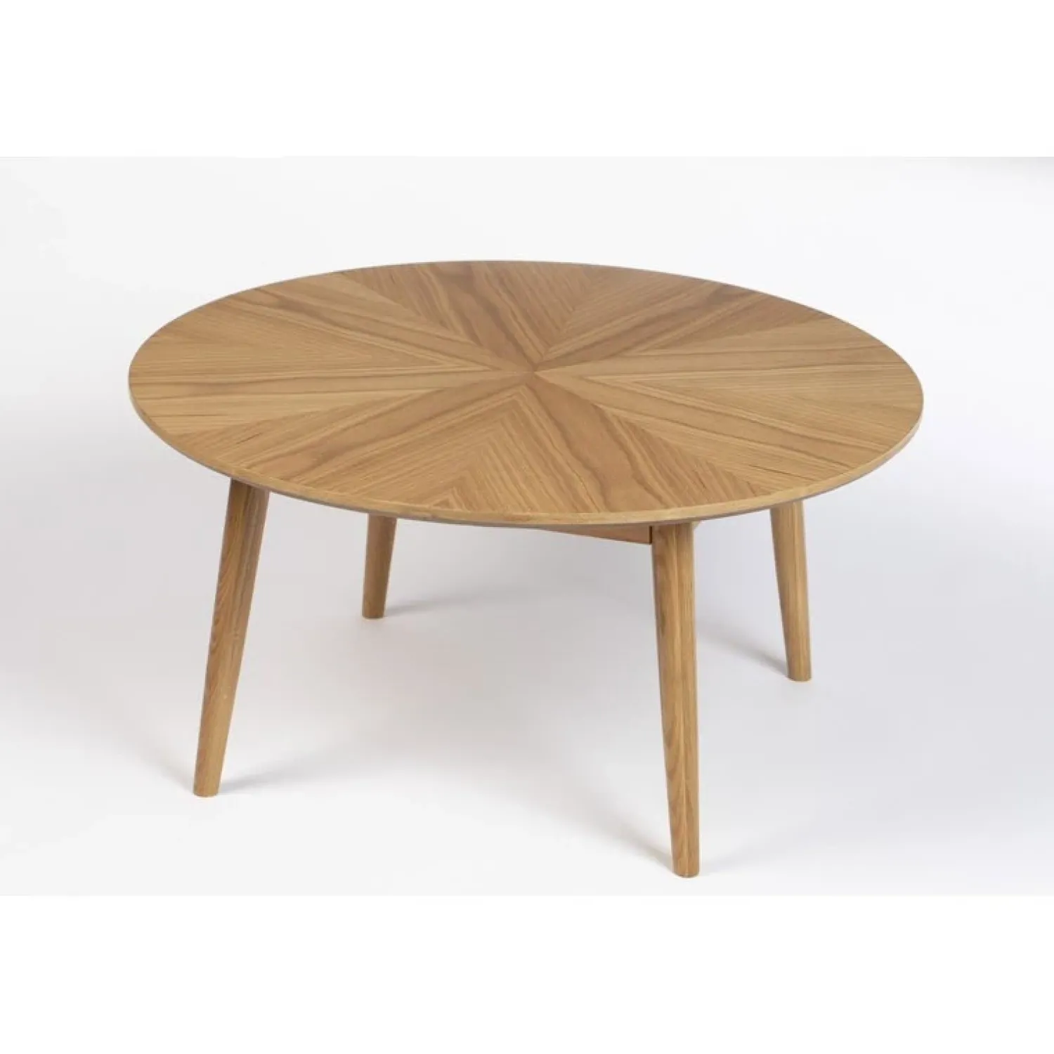 NORI Living Salontafels|Salontafel Fabio Rond Eikenhout 80cm