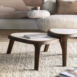 Eleonora Salontafels|Salontafel Fred large mangohout 64cm
