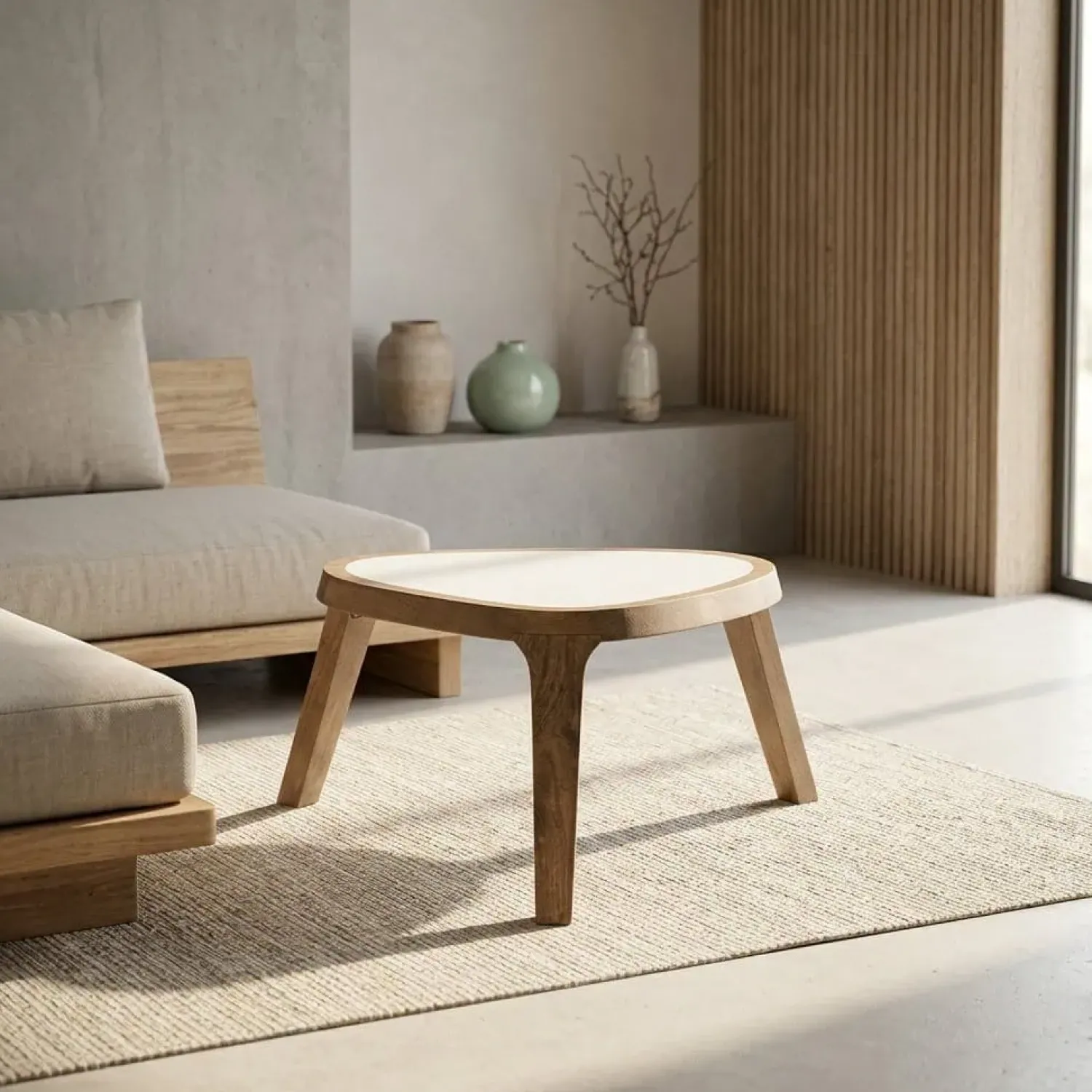 Eleonora Salontafels|Salontafel Fred small mangohout 51cm