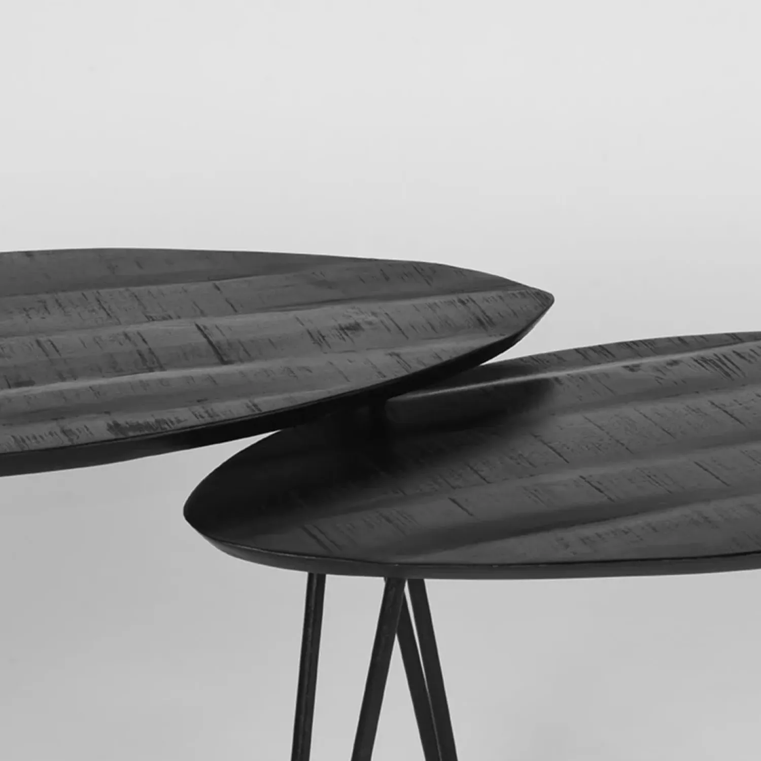 Label51 Salontafels|Salontafel Frisk Zwart Mangohout 68cm