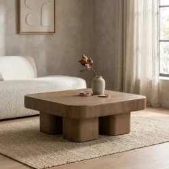 Eleonora Salontafels|Salontafel Harmonie Bruin 80cm