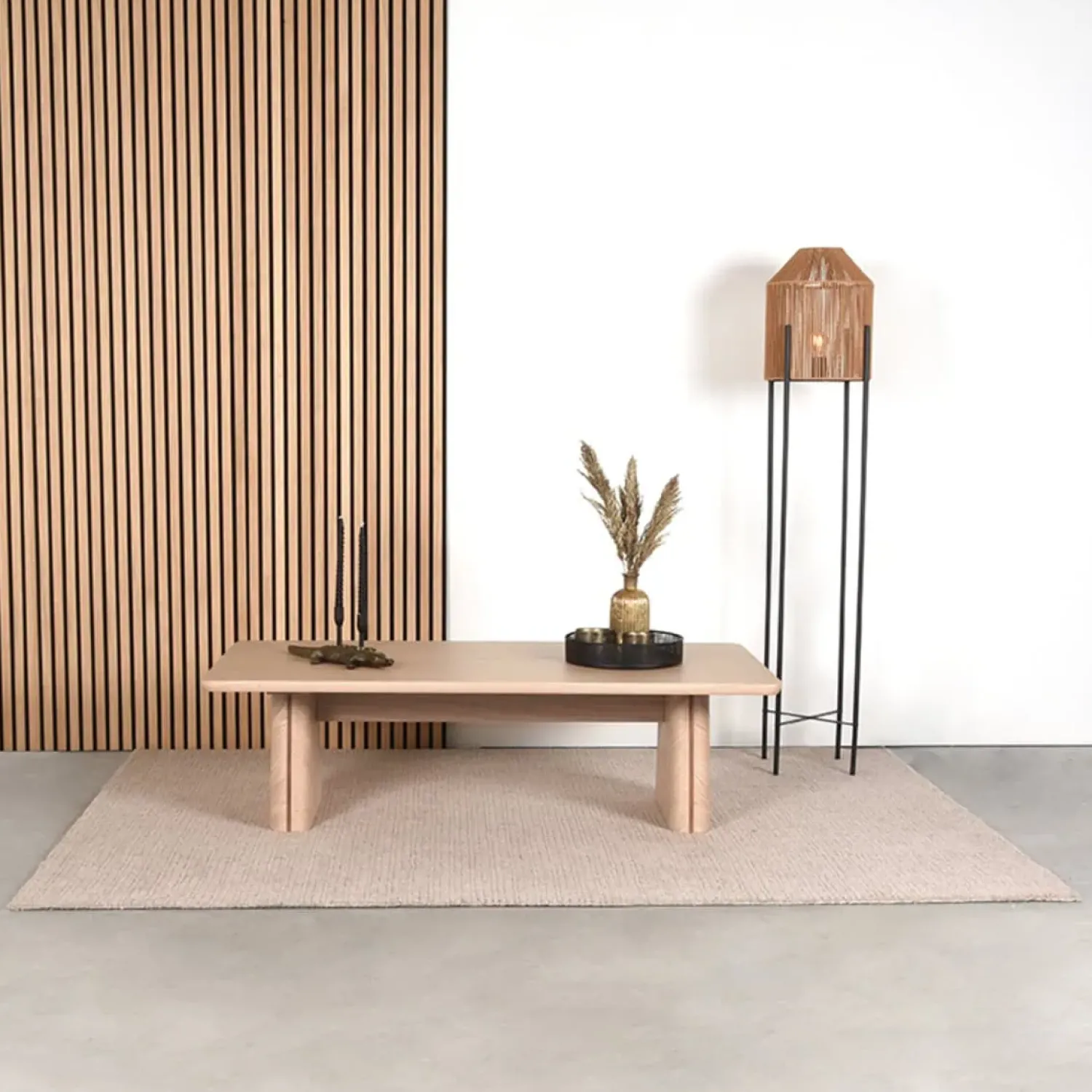 Label51 Salontafels|Salontafel Jule Naturel Eikenhout 140cm