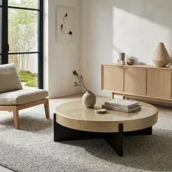 Eleonora Salontafels|Salontafel Juliet beige 110cm