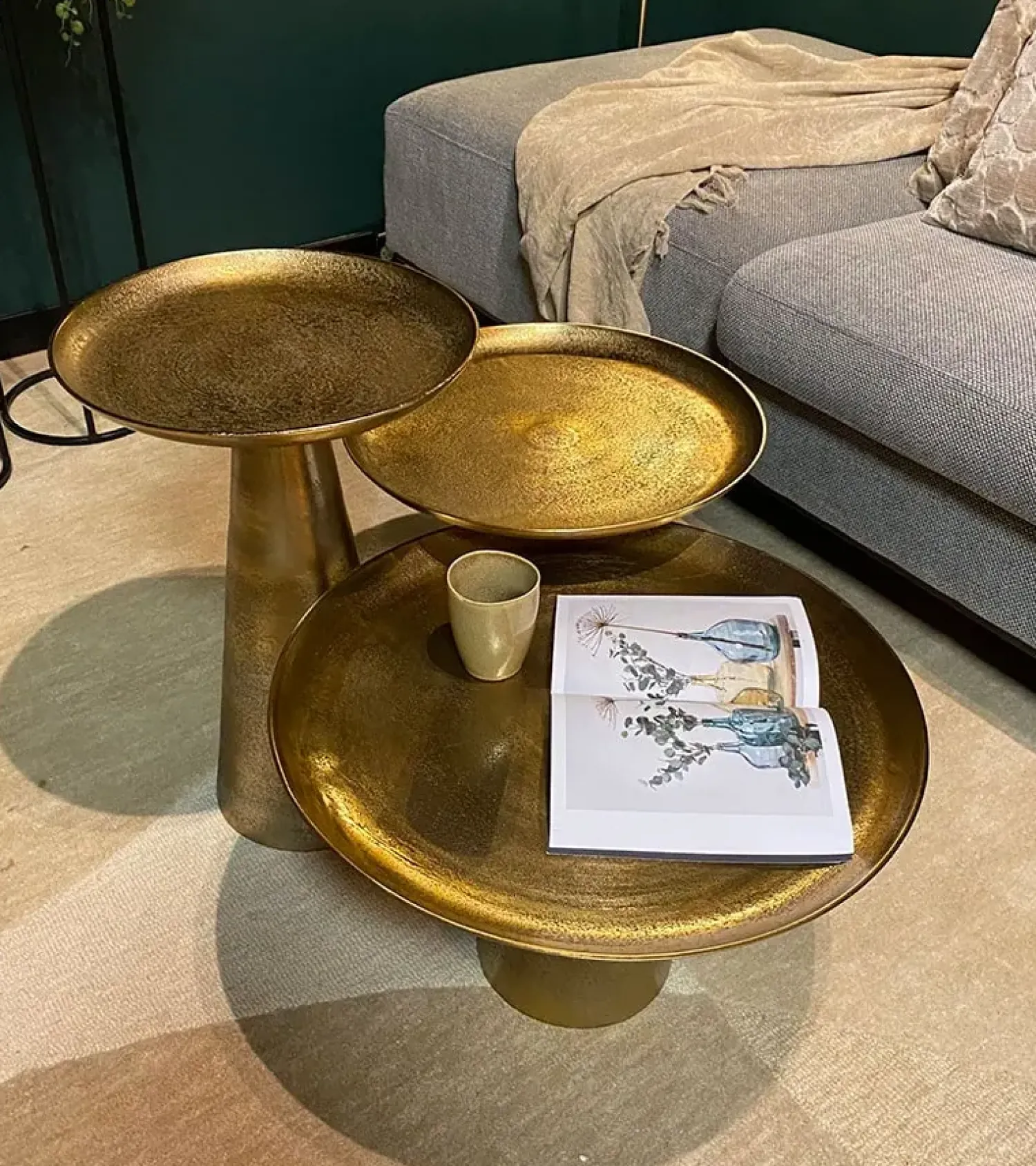 Furndea Salontafels|Bijzettafels|Salontafel Lavet Large Goud
