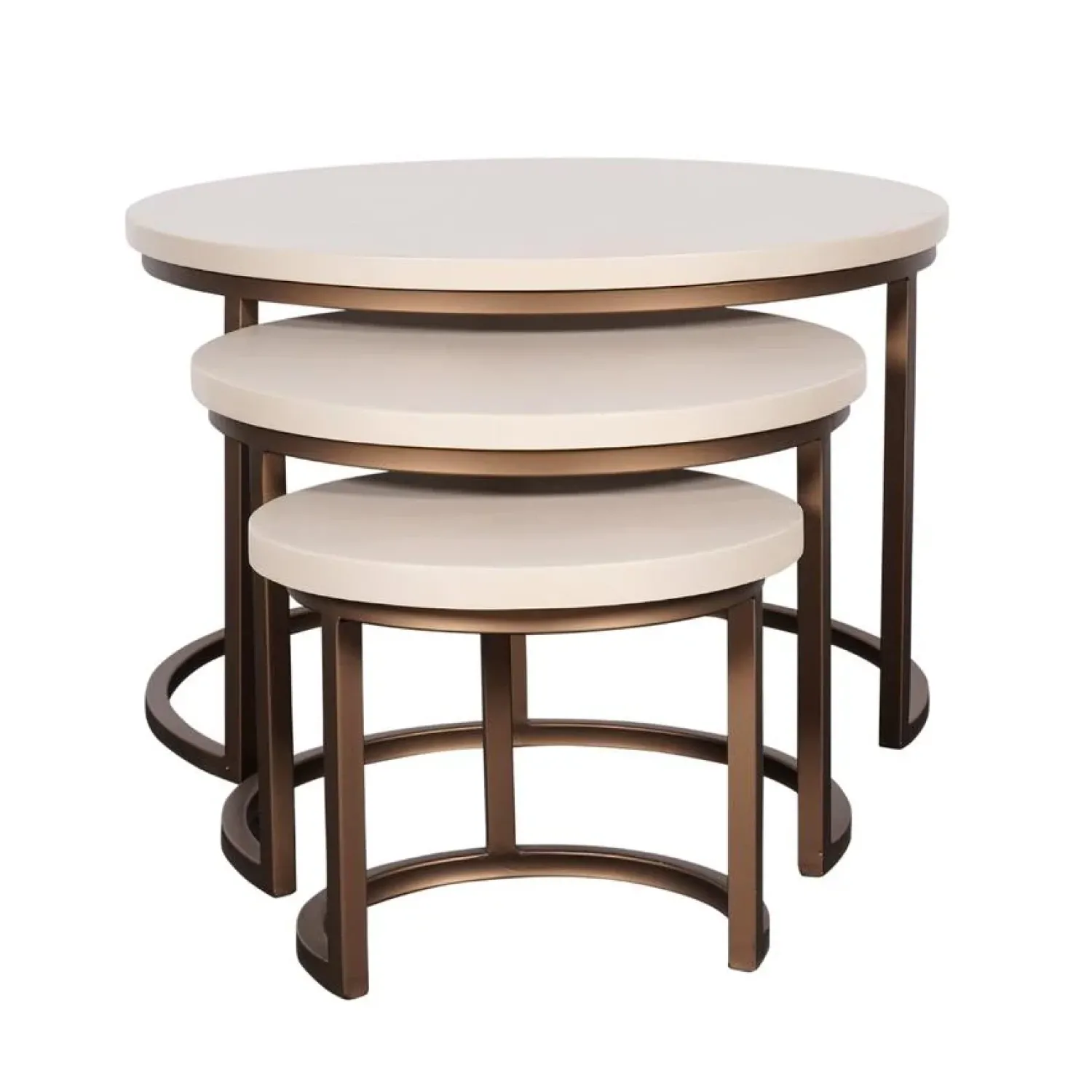 Furndea Salontafels|Salontafel Martin set van 3 Zand