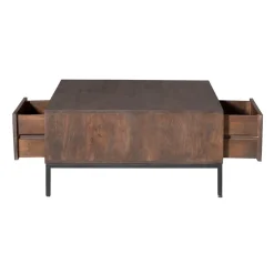 Furndea Salontafels|Salontafel Martin Walnoot 80cm Vierkant