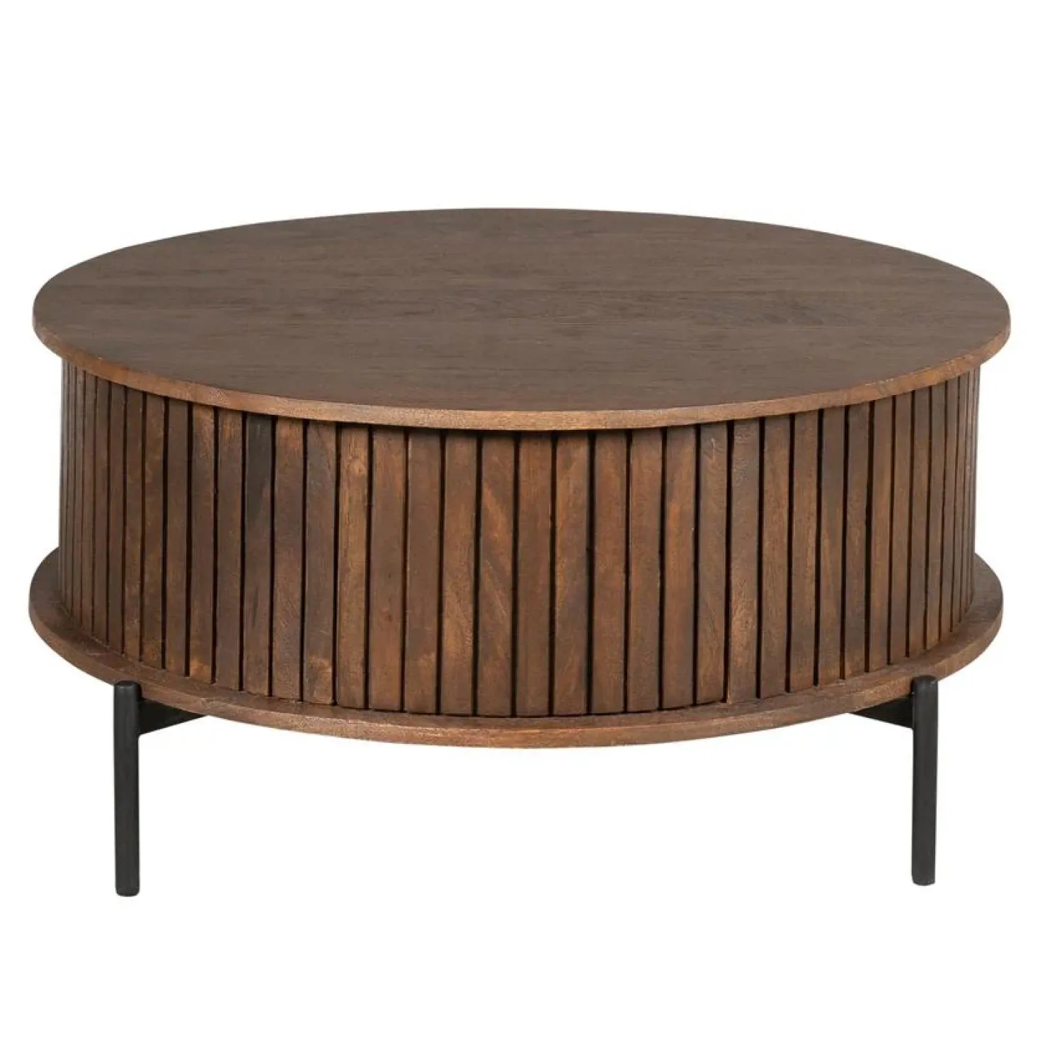 Furndea Salontafels|Salontafel Martin Walnoot Rond 80cm