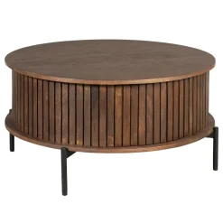 Furndea Salontafels|Salontafel Martin Walnoot Rond 80cm
