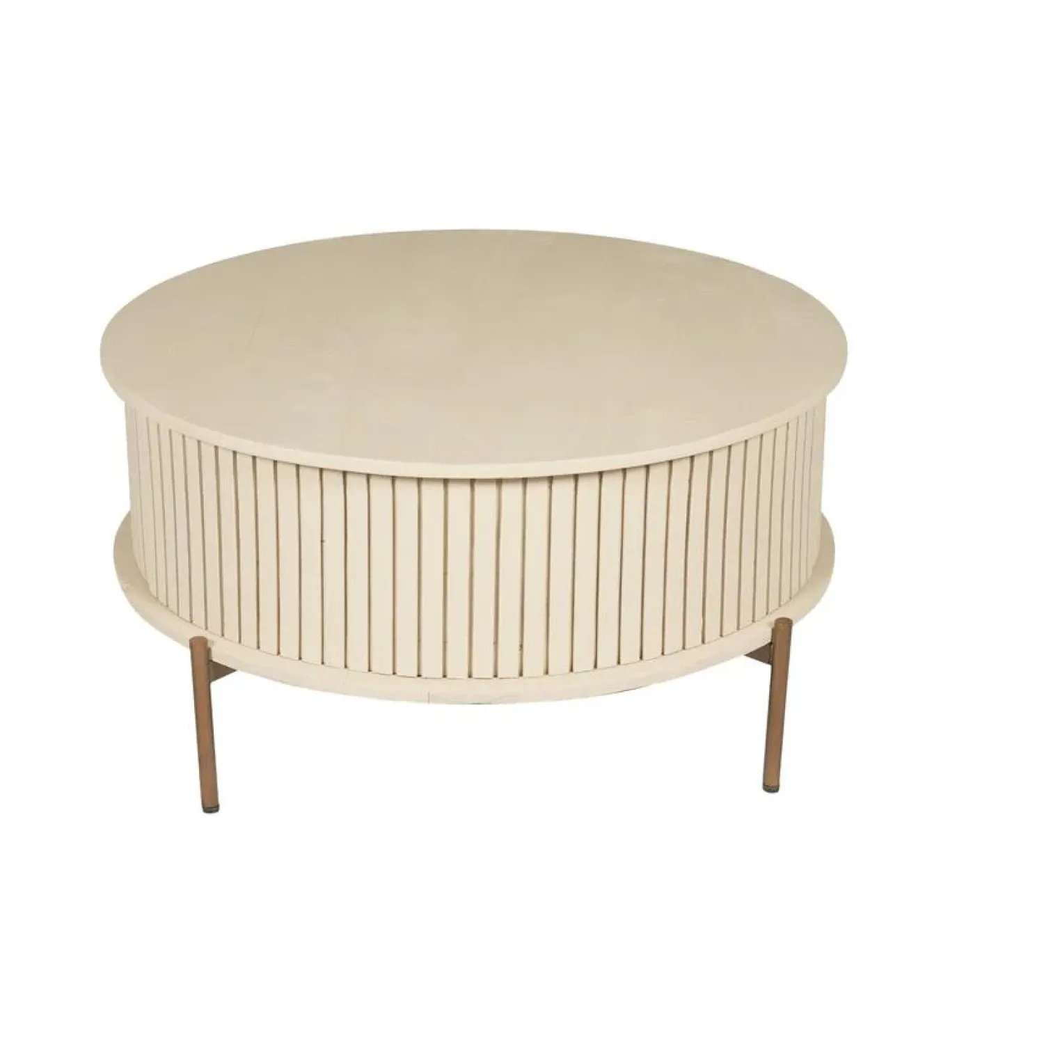 Furndea Salontafels|Salontafel Martin Zand Rond 80 cm
