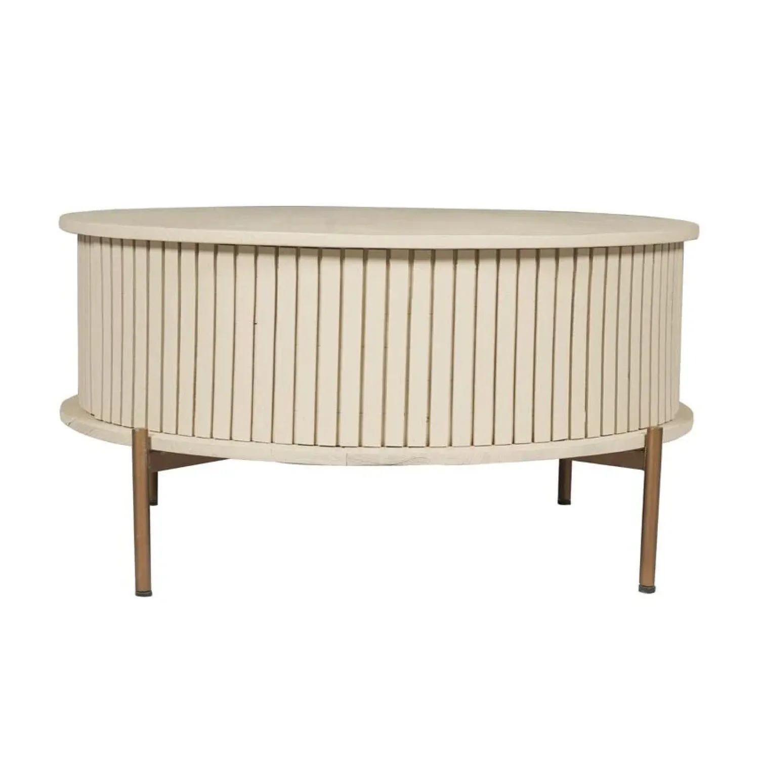 Furndea Salontafels|Salontafel Martin Zand Rond 80 cm