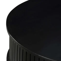 Furndea Salontafels|Salontafel Martin Zwart Rond 80cm
