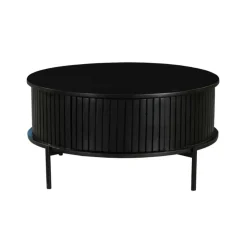 Furndea Salontafels|Salontafel Martin Zwart Rond 80cm