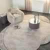 By Boo Salontafels|Salontafel Mesita rond Donkertaupe 60cm