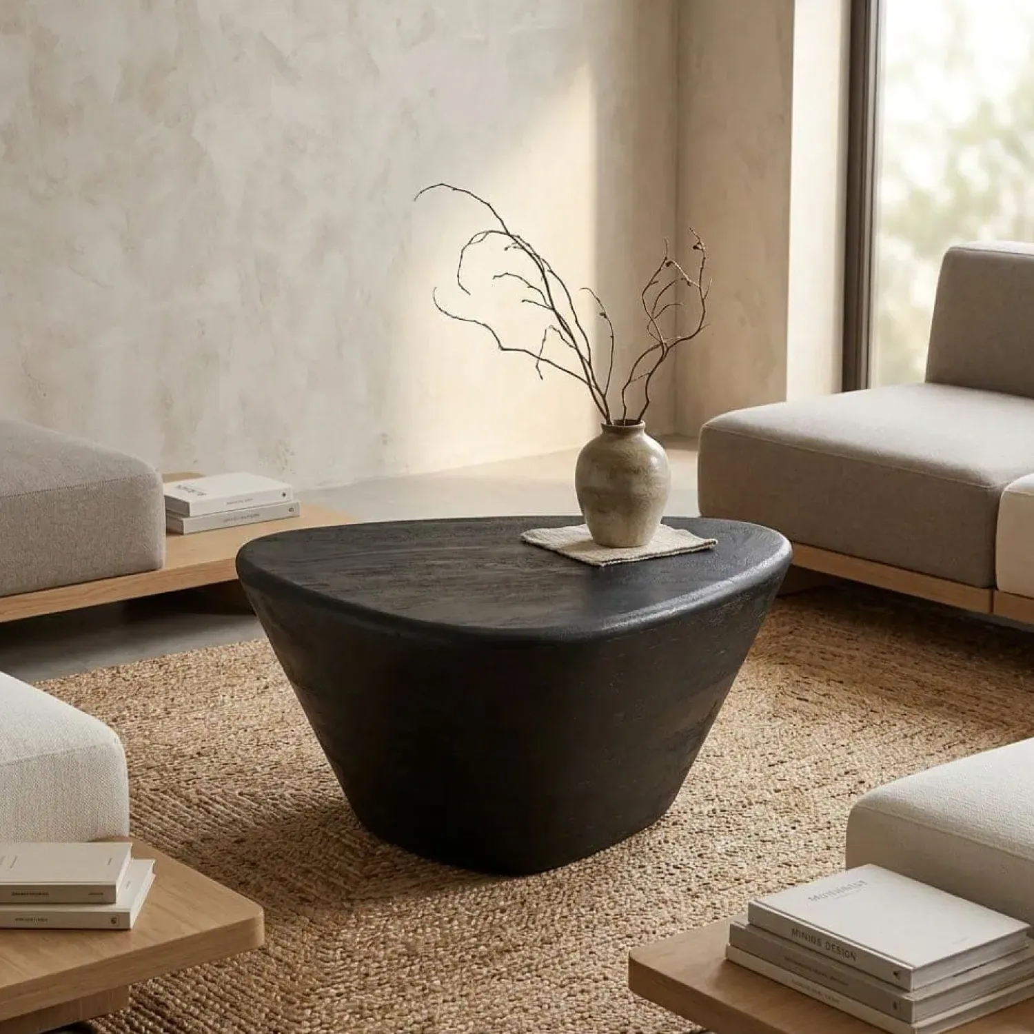 Eleonora Salontafels|Salontafel Mila 70×53 zwart