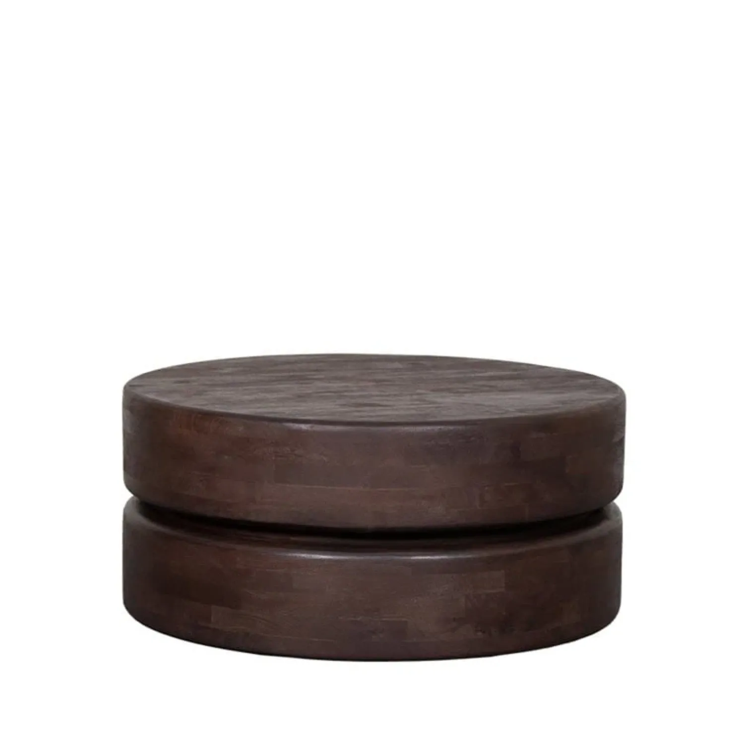 Label51 Salontafels|Salontafel Milly Espresso Mangohout 70cm Rond