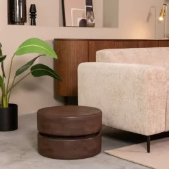 Label51 Salontafels|Salontafel Milly Espresso Mangohout 50cm