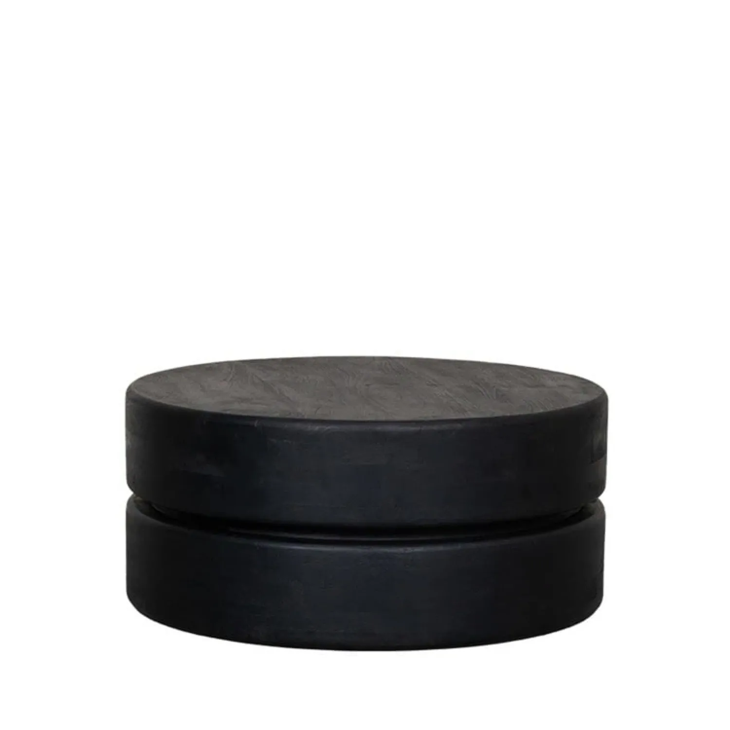 Label51 Salontafels|Salontafel Milly Zwart Mangohout 70cm Rond