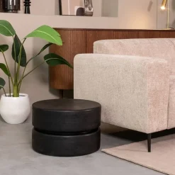 Label51 Salontafels|Salontafel Milly Zwart Mangohout 50cm
