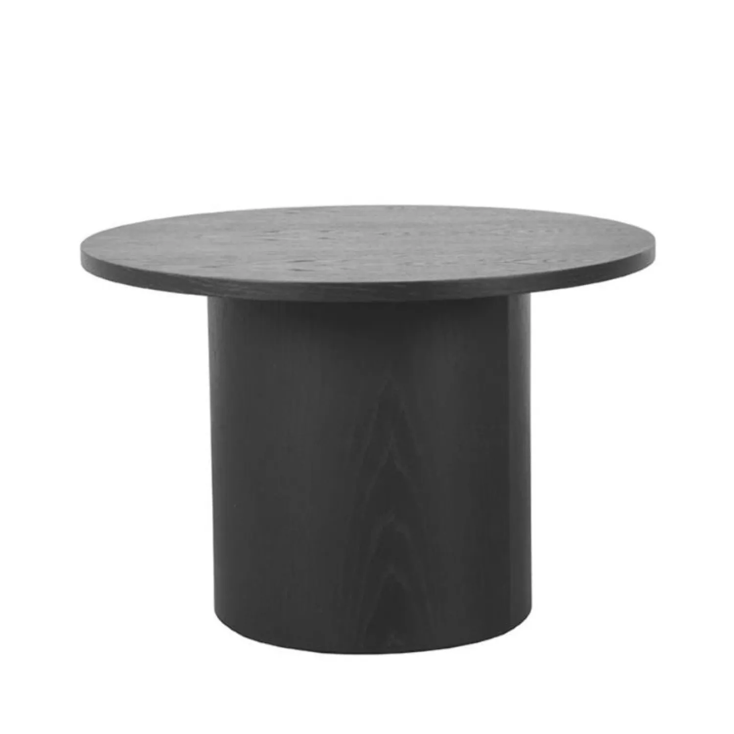 Label51 Salontafels|Salontafel Oliva hoog Zwart Eikenhout rond 60cm