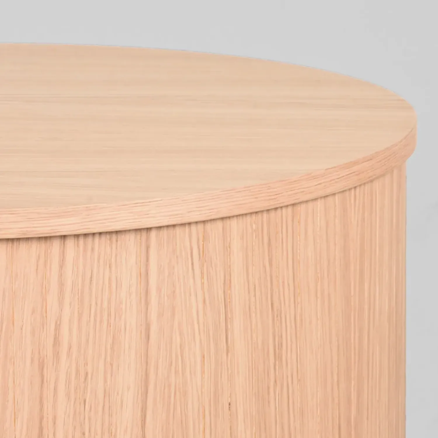 Label51 Salontafels|Salontafel Oliva laag Naturel Eikenhout rond 70cm