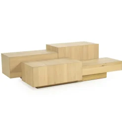 Eleonora Salontafels|Salontafel Quinten rechthoekig naturel 140cm