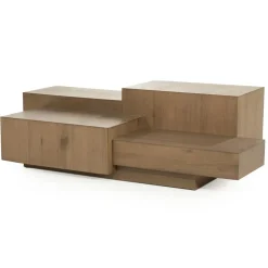 Eleonora Salontafels|Salontafel Quinten rechthoekig bruin 140cm