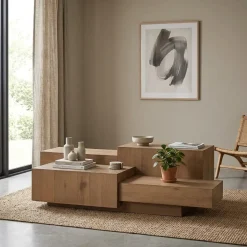 Eleonora Salontafels|Salontafel Quinten rechthoekig bruin 140cm