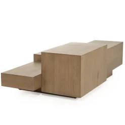 Eleonora Salontafels|Salontafel Quinten rechthoekig bruin 140cm