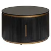 Tower living Salontafels|Salontafel Rivello zwart rond 80cm