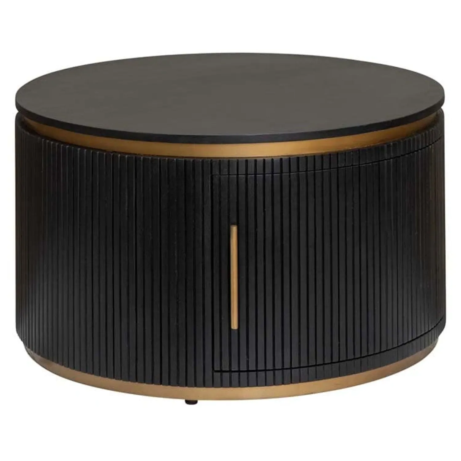 Tower living Salontafels|Salontafel Rivello zwart rond 80cm