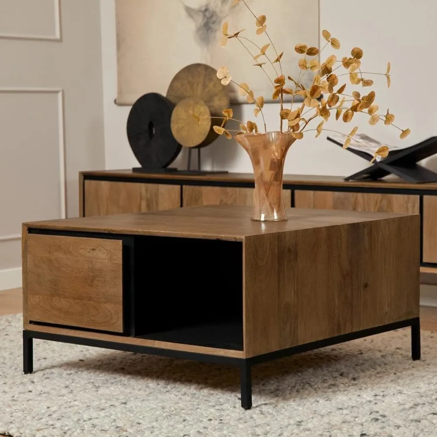 Furndea Salontafels|Salontafel Sindacco Naturel 80 cm