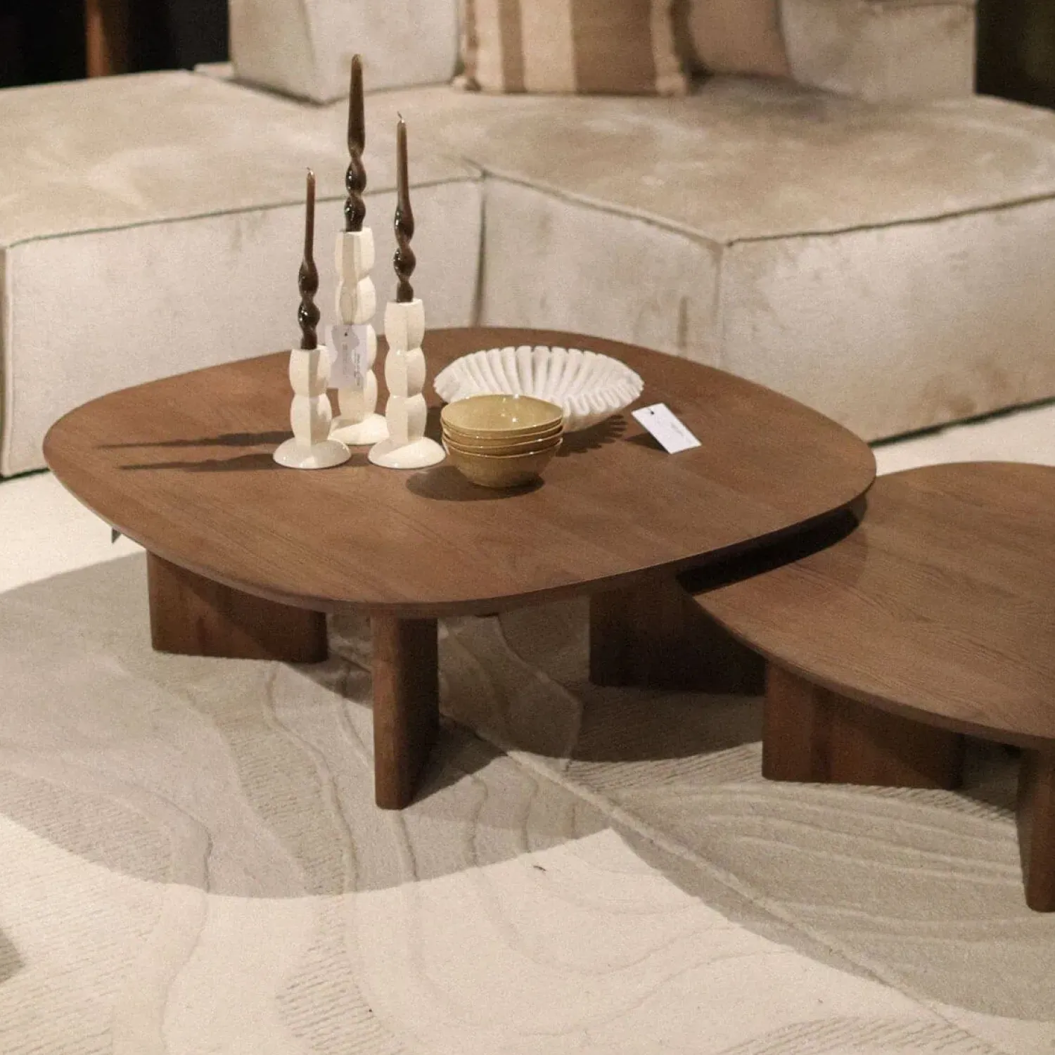 Eleonora Salontafels|Salontafel Stef medium Bruin 100cm