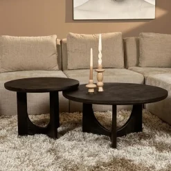 Furndea Salontafels|Salontafel Suus Zwart 80 cm