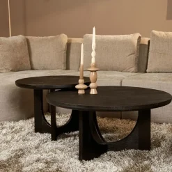 Furndea Salontafels|Salontafel Suus Zwart 80 cm