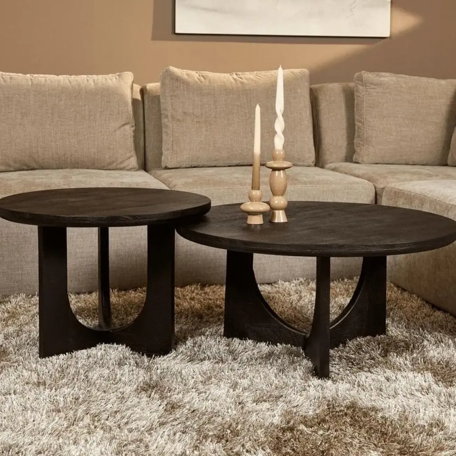Furndea Salontafels|Salontafel Suus Zwart 60 cm