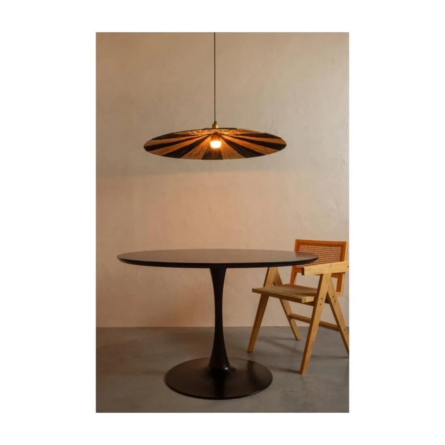 WOOOD Eettafels|Sammy Eettafel Rond MDF Zwart 120cm