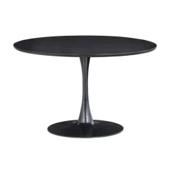 WOOOD Eettafels|Sammy Eettafel Rond MDF Zwart 120cm