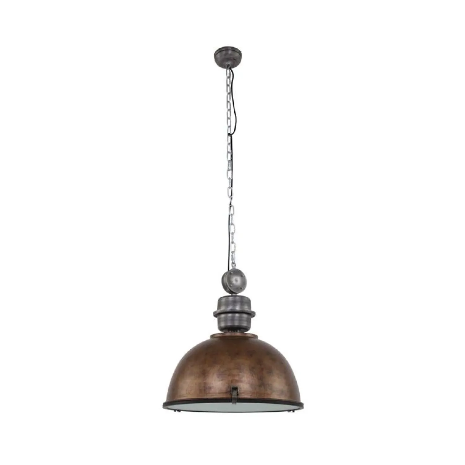 Steinmex Hanglampen|Sammy 1-lichts Hanglamp XL Bruin 52cm