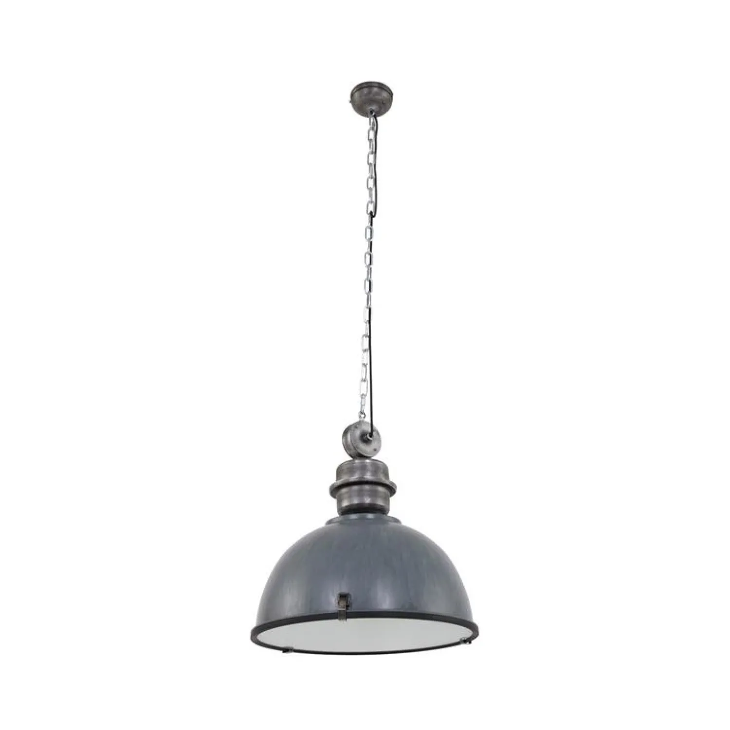 Steinmex Hanglampen|Sammy 1-lichts Hanglamp XL Grijs 52cm